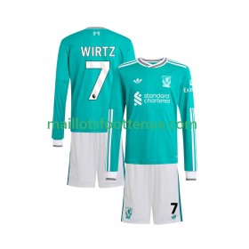 Maillot/Tenue Liverpool Florian Wirtz 7 Enfant Troisieme 2025/2026 Manche Longue